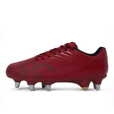 Canterbury Stampede Team SG Rugby Boots Red (UK Size 9.5)