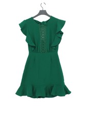 Sezane A-Line Midi Dress in Green