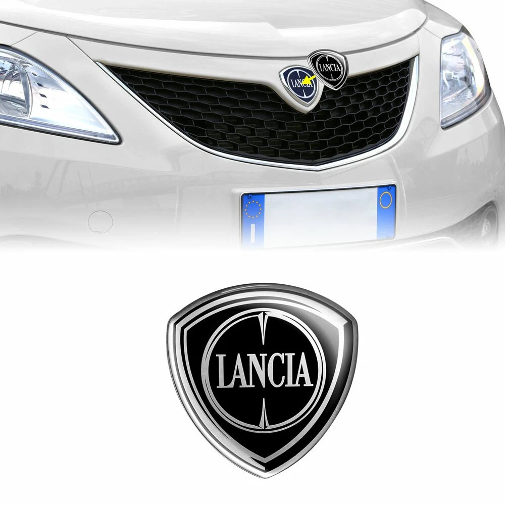 Anello Coprilogo Anteriore Nero Lucido Per Alfa Romeo Giulia E Stelvio 2017-2020. Decorazione Esterna Con Adesivo, Facilissimo Da Installare. Personalizza La Tua Auto!