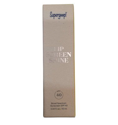 SuperGoop! Lip Screen  Broad spectrum SPF40  0.34oz/10ml EXP 06/2027 New In Box