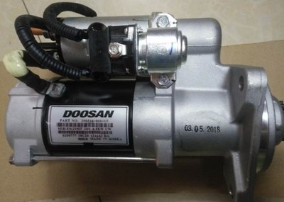 OEM Doosan Develon 300516-00114B STARTER Motor EDX12 35Lb 4-Weeks 24V 7.0KW 11T