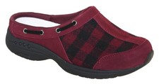Easy Spirit Travelport Clog Dark Red