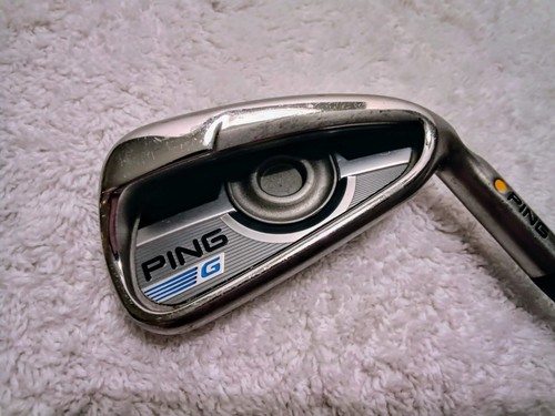 Ping G Yellow Dot RH Iron Set 5-UW Ping Regular Flex AWT 2.0 Shaft - Picture 10 of 15