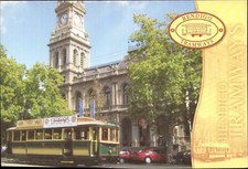 Bendigo Tramways No 21 Tram Postcard. Rail Victoria