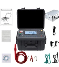 Digital High Voltage Insulation Resistance Tester Capacitance Tester 10KV 35TΩ