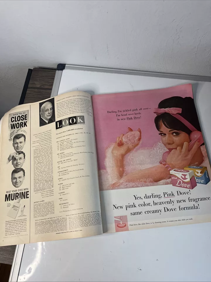 1962 Look Magazine October 23 Full Color 1963 Car Preview Coach Duffy Daugherty - Image 4 of 4