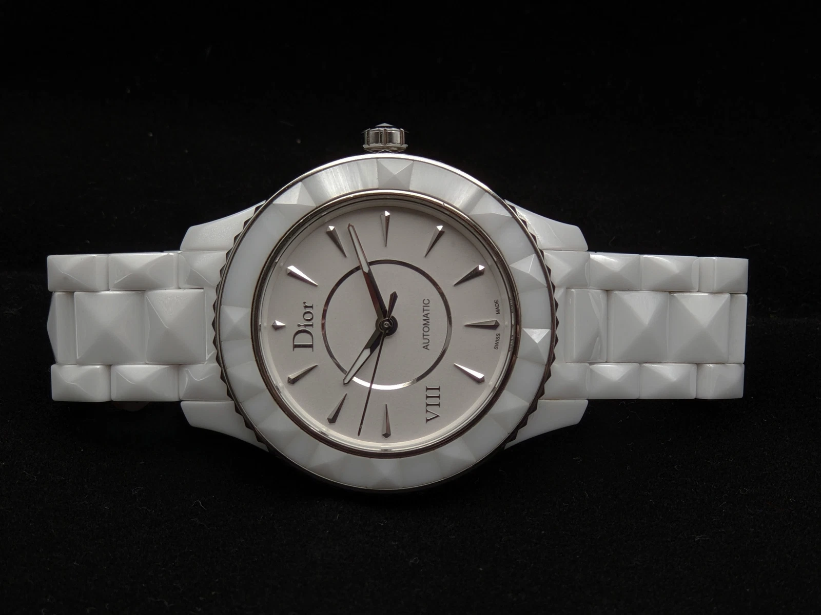 Dior VIII Automatic White Ceramic Watch   CD1245E3C001 Unisex 2011   Reloj