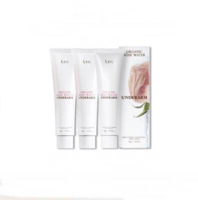 FEM ORGANIC ROSE WATER UNDERARM white armpit cream deodorant groin elbows gentle