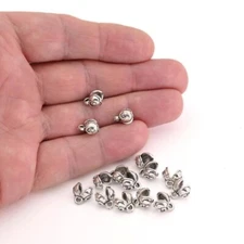 Node shut-off accessories Tibet silver 15 pcs Islamic Prayer Beads Tasbih 921033