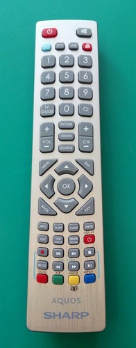 ALLIMITY Télécommande remplace pour Sharp Aquos 4K TV LC-49CUF8461KS LC-43CUF8462KS LC