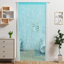 39x79In Door String Curtain Doorway Beads Curtain Hanging Room Divider Backdrop