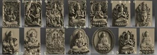 13 Pcs 3D STL Models The God Guanyin for CNC Router 3D Printer Engraver Aspire
