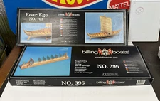 Billings Boats Roar Ege 703 danish Viking long ship And Byggebedding 396 1:25