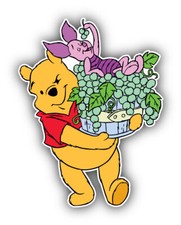 Winnie The Pooh Cartoon Sticker Bumper Decal - ''SIZES''