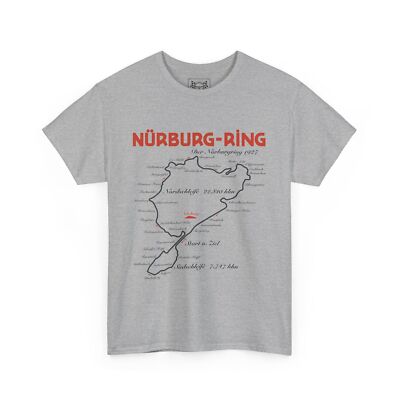 Nordschleife Nürburgring Racing History T-Shirt - Green Hell Track Map Tee Gift