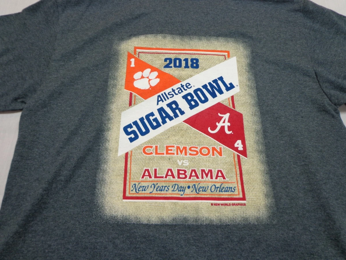 2018 Sugar Bowl BCS Semi Final T Shirt Alabama Crimson Tide Medium