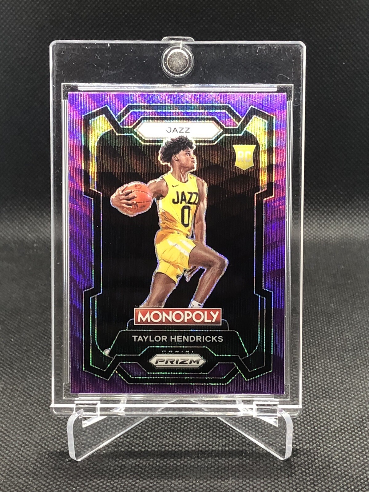 Taylor Hendricks 2023-24 Panini Monopoly Prizm #86 Purple Wave Prizm RC