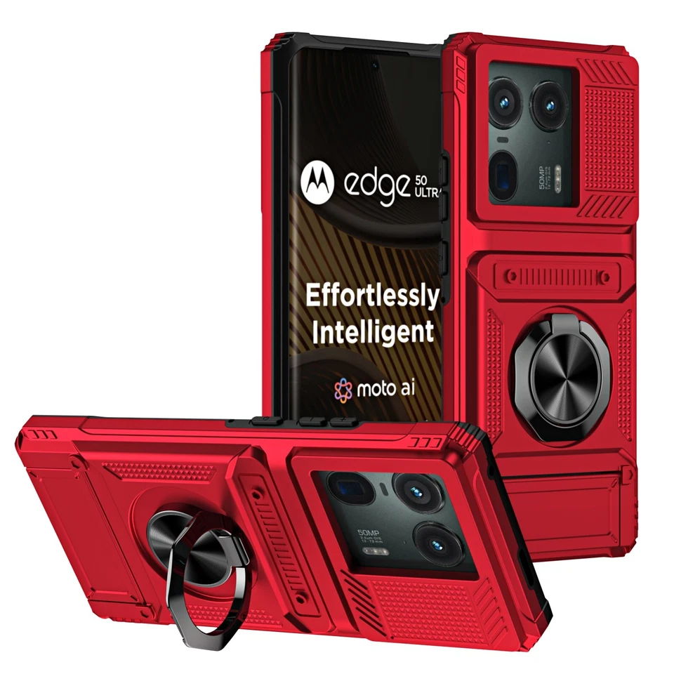 适用于摩托罗拉 Edge 60 50 Pro Ultra Fusion 防震装甲卡夹保护壳 保护套 — 第 3/4 张图片