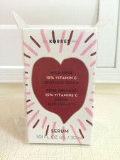 Korres Wild Rose 15 Vitamin C Brightening Bi-Phase Spotless SERUM 1.01oz NEW 75