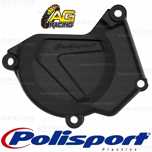 Polisport Ignition Cover Protector Black For Yamaha YZ 250 20002019 00