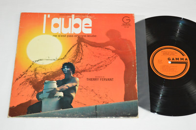 L'AUBE - Ne s'est pas encore levée LP Gamma Movie Soundtrack Thierry Fervant VG