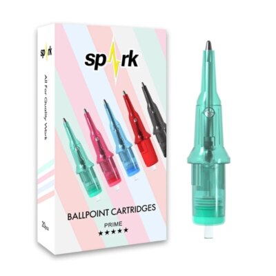 10/20/50 pcs Spark Ballpoint Tattoo Cartridge Practice Needle Sketch Stippling