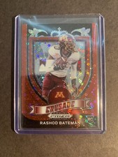 Rashod Bateman 2021 Prizm Draft Picks Crusade #166 Red Circles