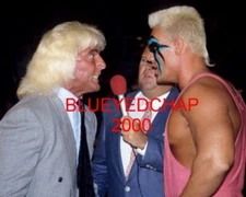 RIC FLAIR & STING WRESTLER 8 X10 WRESTLING PHOTO NWA WCW WWF