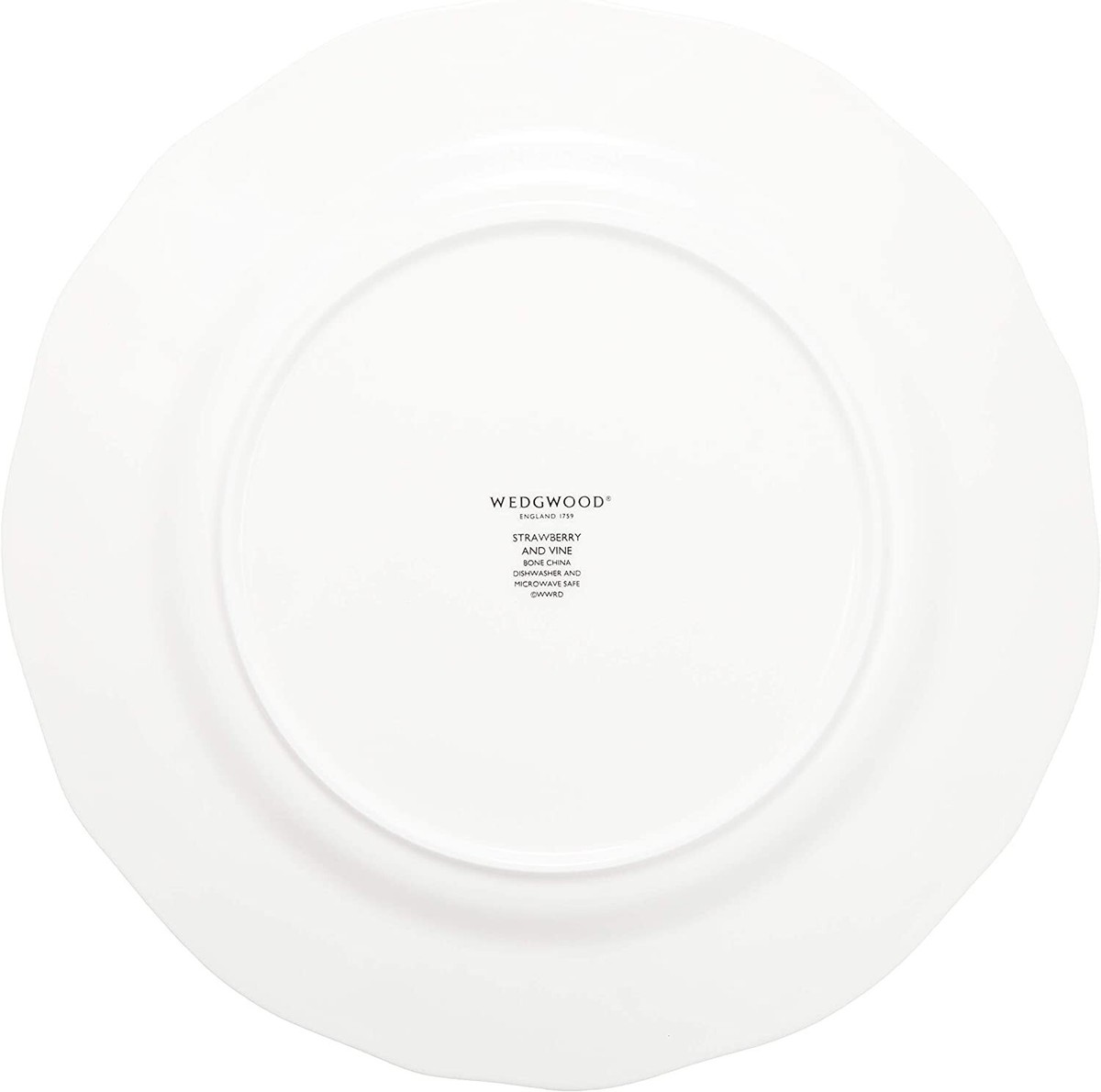 Wedgwood Strawberry Vine Dinner Plate 28cm/11” Set of 6pcs Bone