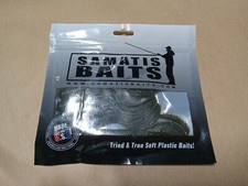 Samatis Baits Green Pumpkin Worm Bass Fishing