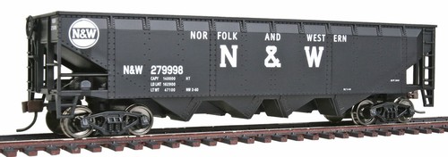Spur H0 - Walthers 40` Offset Hopper Norfolk & Western -- 1655 NEU | Zustand: Neu