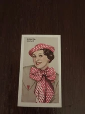 1935 Gallagher Stars of Screen & Stage #26 Benita Hume (NRMT)