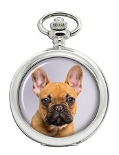 French Bulldog Pocket Watch