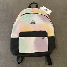 NEFF Braving The Element Pastel Rainbow Color Laptop Pocket School Work Backpack