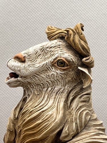 Pecora Animale Da cortile Presepe Napoletano Scena Campestre 19x13Cm cm argilla - Foto 9 di 19