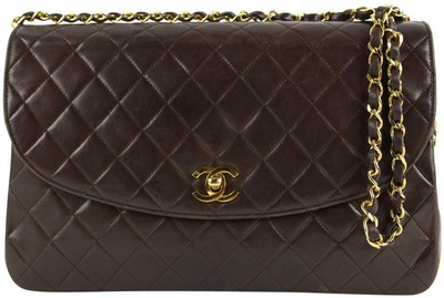 chanel purse brown