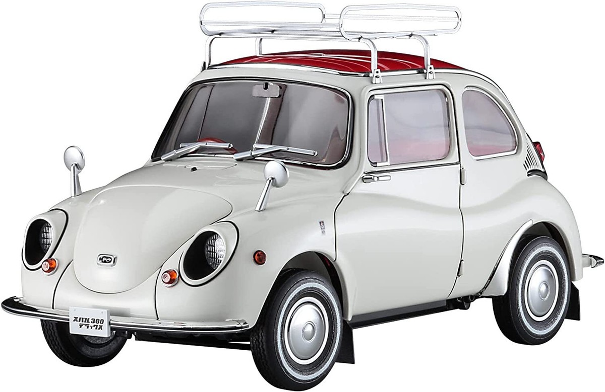 Hasegawa 1/24 Subaru 360 Deluxe w/Roof Carrier Plastic Model