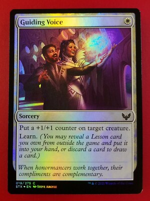 1x Guiding Voice | FOIL | Strixhaven School of Mages | MTG Magic Cards |  eBay