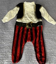 Kids Captain Hook Pirate Costume, Size 12-18 Months Pre-Owned, B5D10