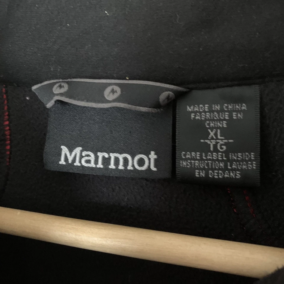 Marmot Soft Shell Jacket Mens XL Water Resistant RED Full Zip Outdoors - Image 2 of 4