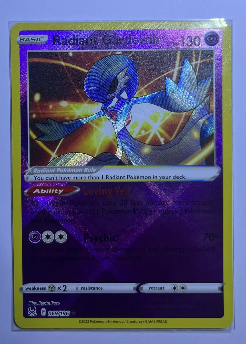 Pokemon Lost Origin Promotional Counter Sign Foiled Shiny Gardevoir