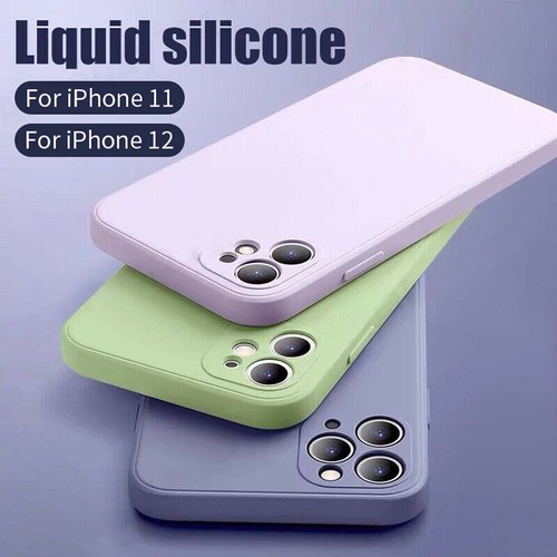For iPhone 12 11 Pro Max XS Max XR Liquid Silicone Clear Case Camera Lens Cover - Picture 3 of 27