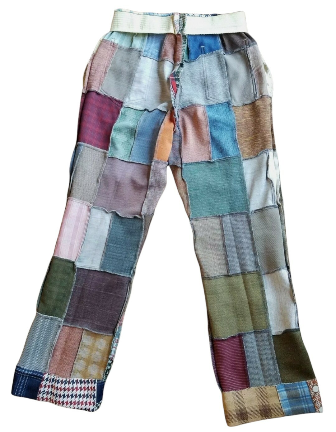 Vtg Marnits By Marman Patchwork Polyester Retro B… - image 5