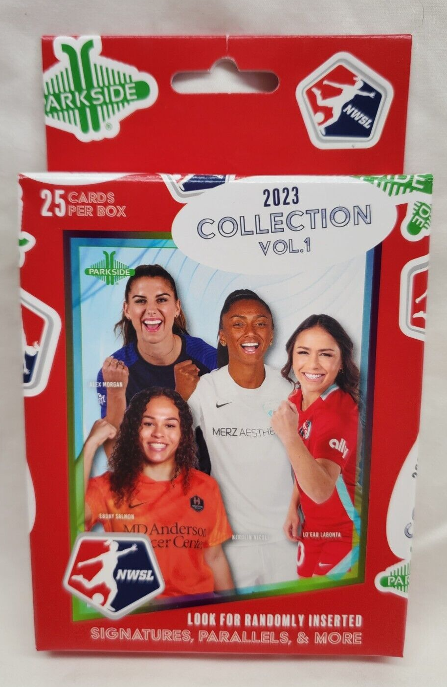 2023 Parkside NWSL Volume 1 Trading Cards Women's Soccer Opened Hanger