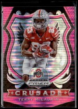 2020 Panini Prizm Draft Picks Prizms Pink Pulsar #95 Terry McLaurin