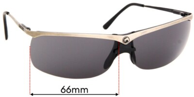 Verres De Rechange Pour Lunettes De Soleil Dirty Dog Hammer - 66 Mm De Large - Sunglass Fix - Neuf