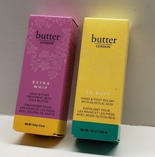 Butter London Extra Whip and So Buff Hand  Foot Treatments Travel Size