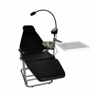 Dental Folding Chair with LED Operation Light+Instrument Tray Nylon Bag US