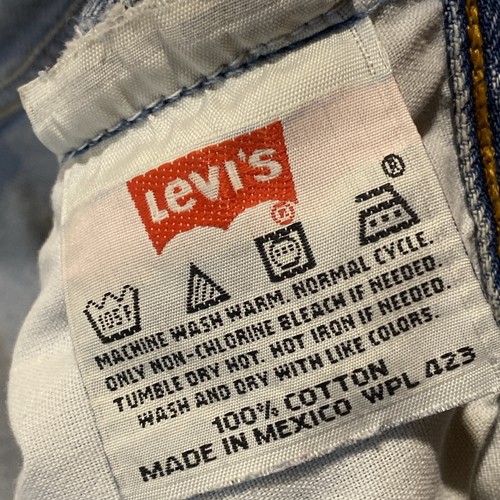 Vintage Levis 501 Jeans Herren 36x30 Blau Button Fly Y2K 01-93 Tag Rock Grunge A25 - Bild 7 von 14