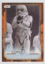 2021 Star Wars Battle Plans Galactic Adversaries Orange 7/50 Stormtrooper b8h